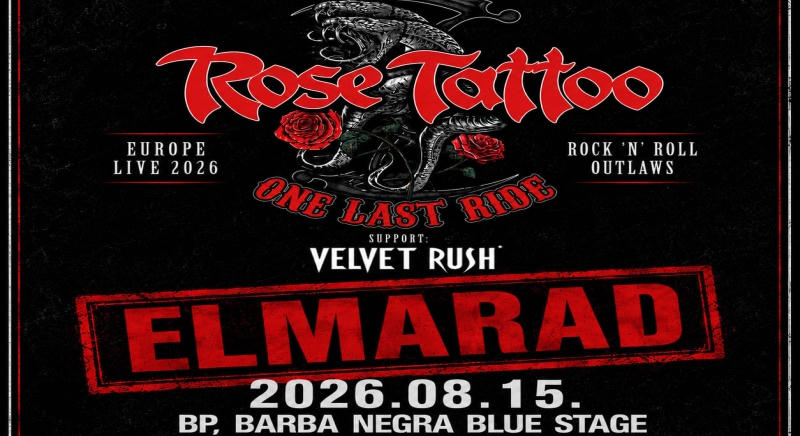 ROSE TATTOO – FONTOS BEJELENTÉS: AZ EURÓPAI TURNÉ ELMARAD!