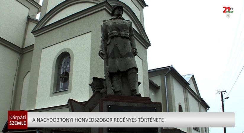 A nagydobronyi honvédszobor regényes története – (videó)
