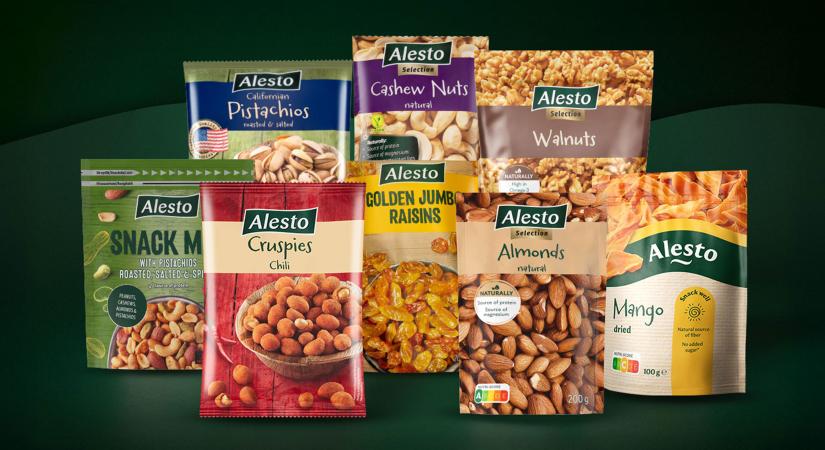 Megújul a Lidl snack-márkája, az Alesto