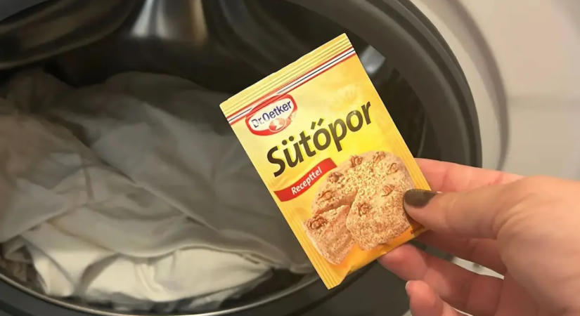 Egy héten egyszer öntök 1 zacskó sütőport a mosógépbe, amióta megtudtam, hogy mire jó