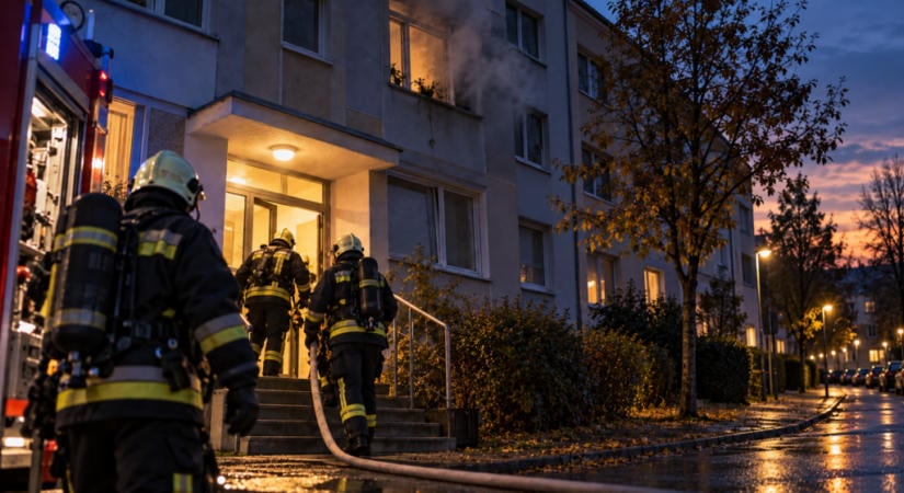Lakástűz, kigyulladt autórádió és közúti baleset adott munkát a baranyai tűzoltóknak