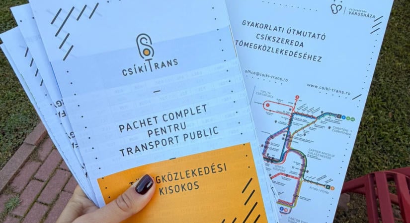 Menetrend, tippek, tudnivalók: tömegközlekedési kisokost adott ki a Csíki Trans