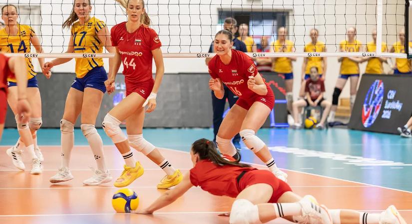 Vert helyzetből nyertek a svédek Kecskeméten a női röplabda Európa-ligában
