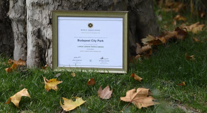 A Városliget nyerte el a World Urban Parks európai nagyvárosi parkoknak járó díját