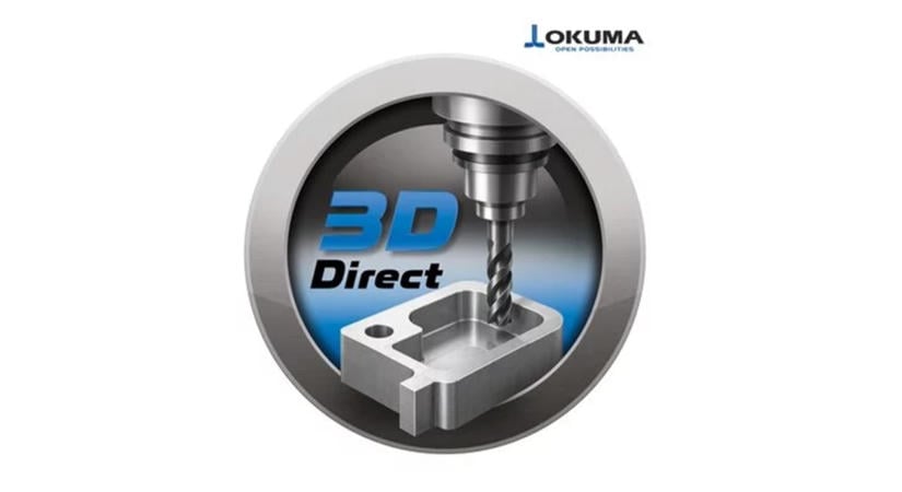 „3D-Direct” az Okuma Europe-tól: útmutatással támogatott 3D programozás közvetlenül az OSP vezérlőn