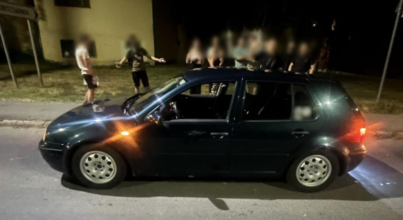 Nagyon nem sikerült a driftelés a kaposvári „driftereknek”