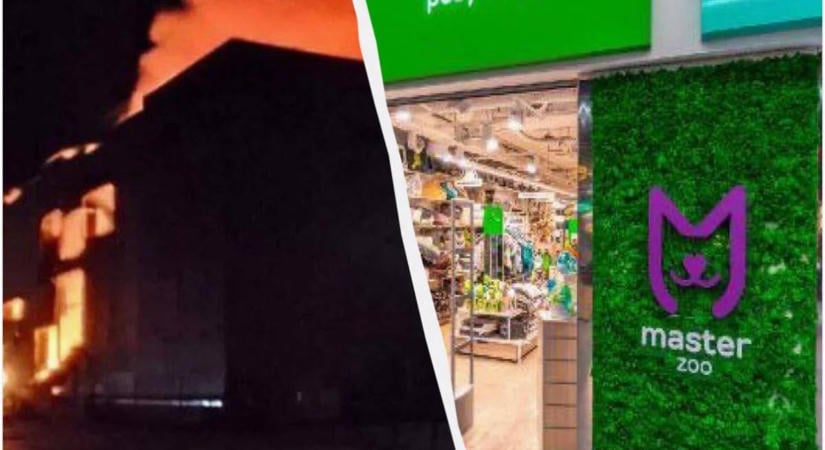 Orosz rakéta- és dróntámadás ért egy állateledel-raktárt Kijev megyében