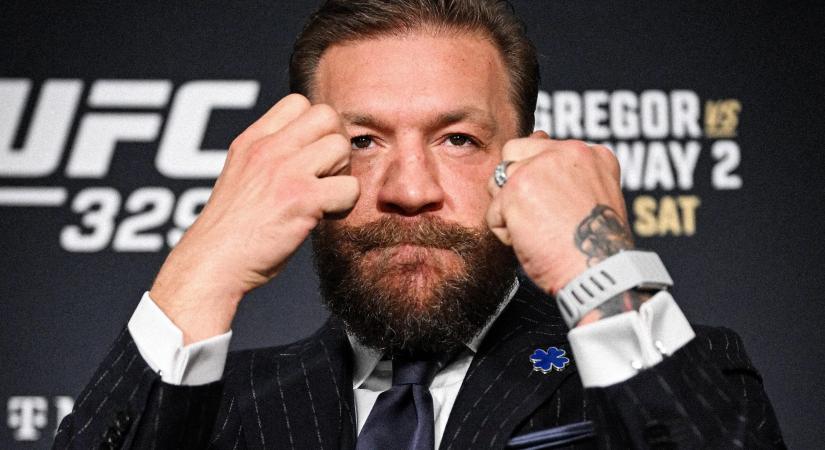 Conor McGregor durván beszólt Justin Gaethje-nek: 'Egy kib*szott csöves vagy'