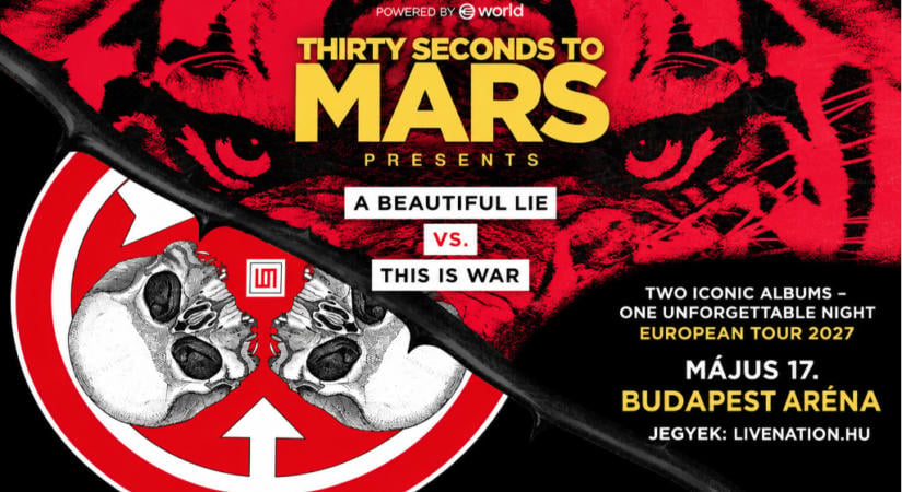 Vissza a gyökerekhez? Ezúttal két klasszikus albumával érkezik Budapestre a Thirty Seconds to Mars