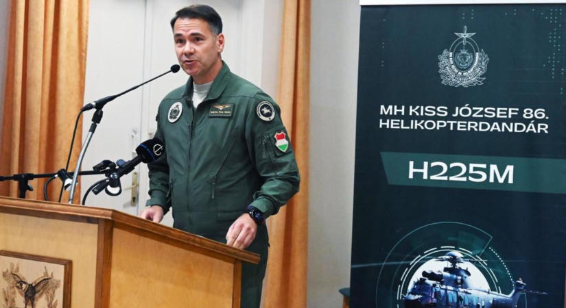 Simon Péter lett a szolnoki helikopterdandár parancsnoka