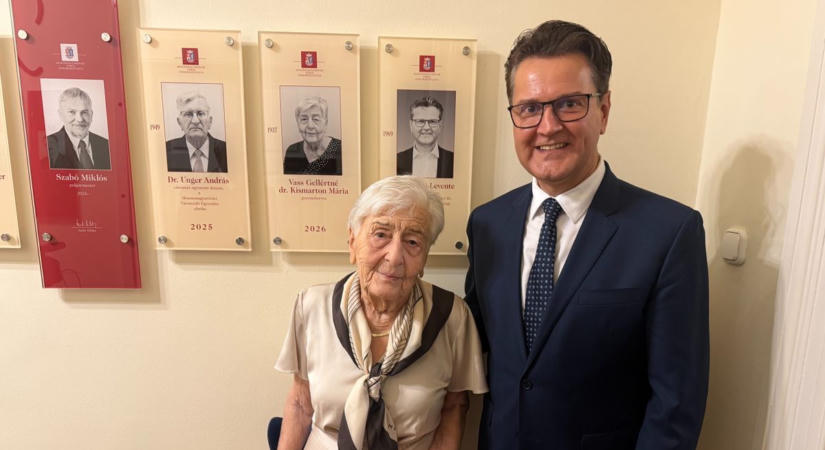 Pro Urbe-díj Kismarton doktornőnek és Tibori Pál-Leventének