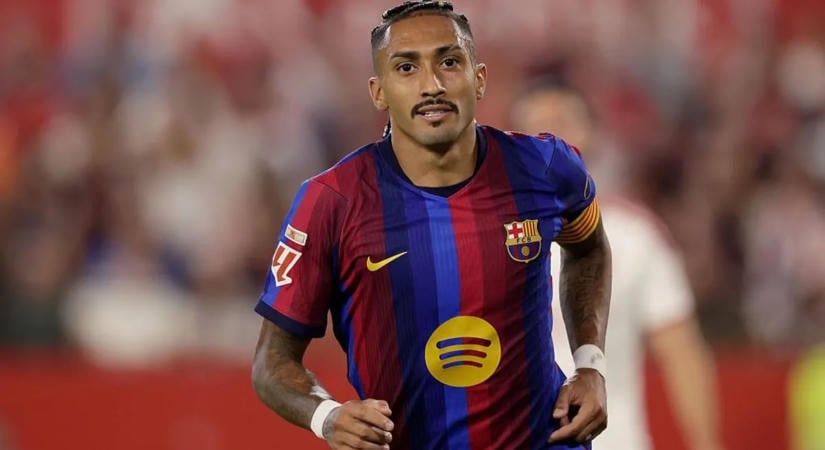 Barcelona: Raphinha a Getafe és a Galata-meccset is kihagyja