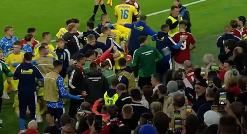 Egy mentős is érintett volt a magyar-ukrán mérkőzésen kialakult dulakodásban