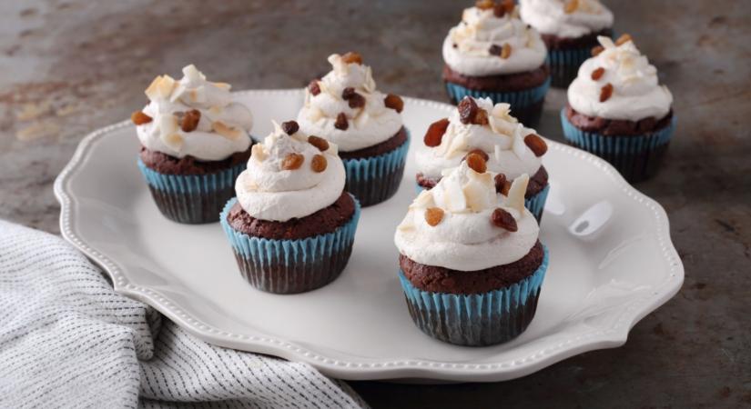 Kávés-kakaós cupcake
