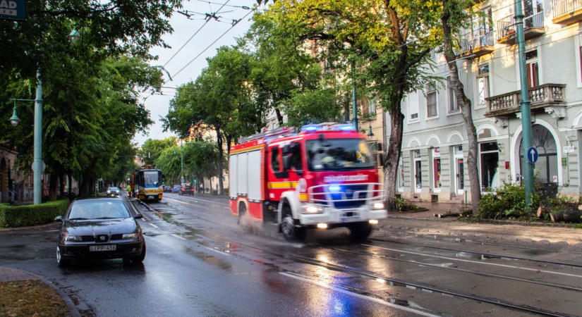 Mozgalmas 24 óra: balesetekhez, faágakhoz és tűzhöz is riasztották a tűzoltókat