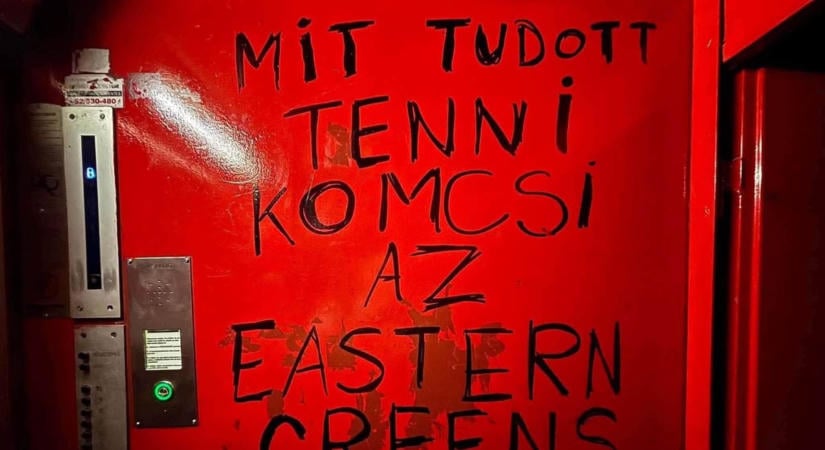 „Patkány cselekedet”: újra Komcsi emlékét gyalázták az FTC szurkolói - fotókkal
