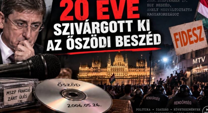 20 éve robbant az őszödi beszéd nevű atombomba