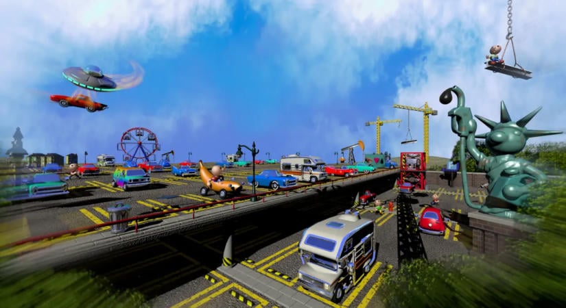 Leparkolt a Car Park Capital korai változata a Steamen, imádják a játékosok a pixel art parkoló-őrületet