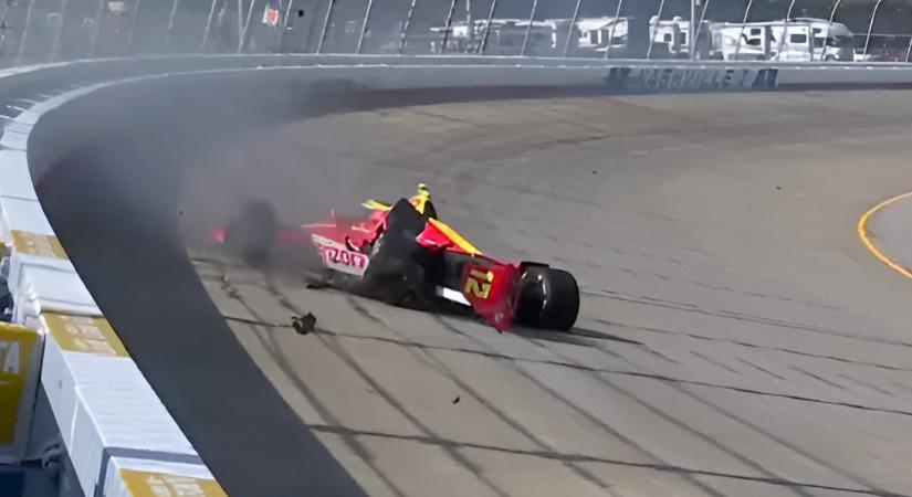 Balesetet szenvedett és kórházba került David Malukas az IndyCar nashville-i fordulóján