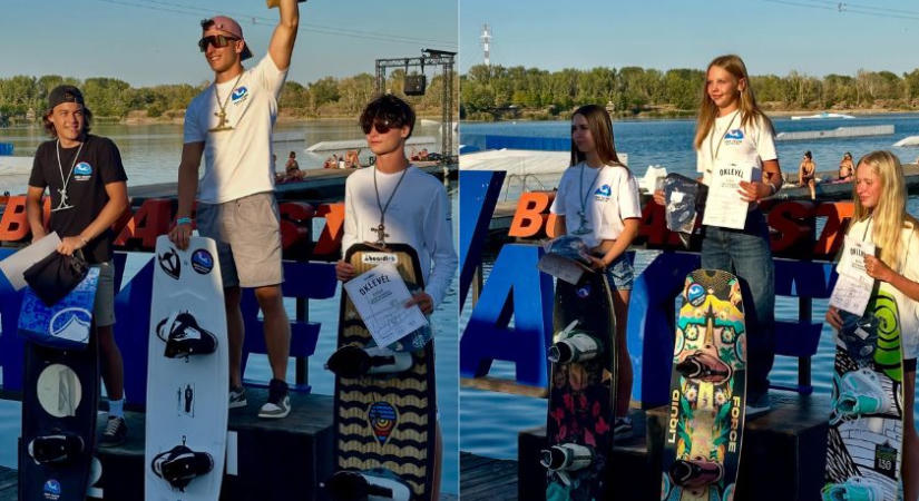 Az Európa-bajnokságon is odatették magukat a pécsi wakeboardosok!
