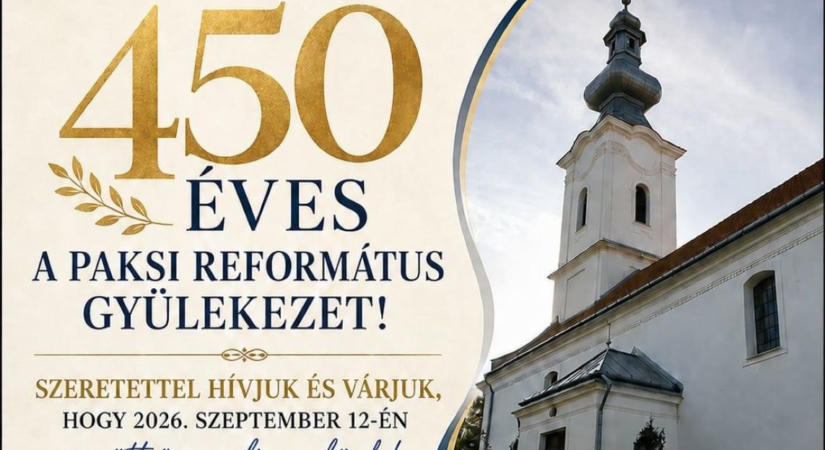 Jubileumot ünnepel a paksi református gyülekezet