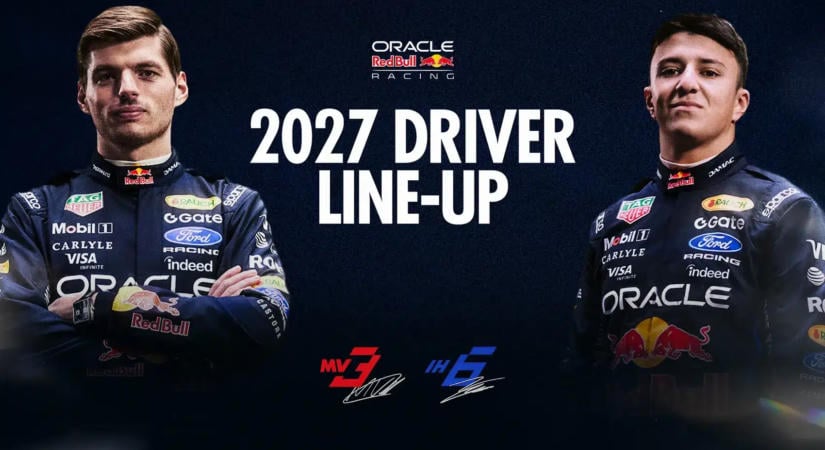 BREAKING: A Red Bull megerősítette a 2027-es Forma-1-es pilótapárosát!