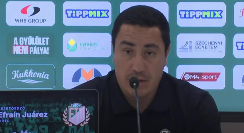 Efraín Juárez elárulta, mi hiányzott az ETO-nak a továbbjutáshoz