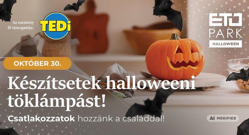 Halloween az ETO Parkban: közös tökfaragásra várják a családokat