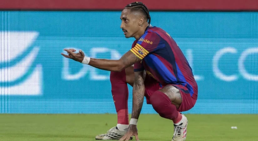 Raphinha elhagyta a brazil válogatottat, Barcelonában kezelik