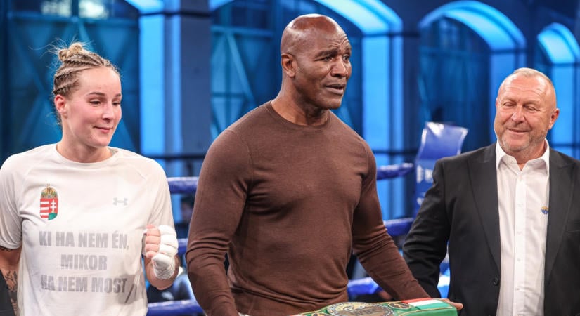 Hámori Luca elárulta, mit üzent neki Evander Holyfield