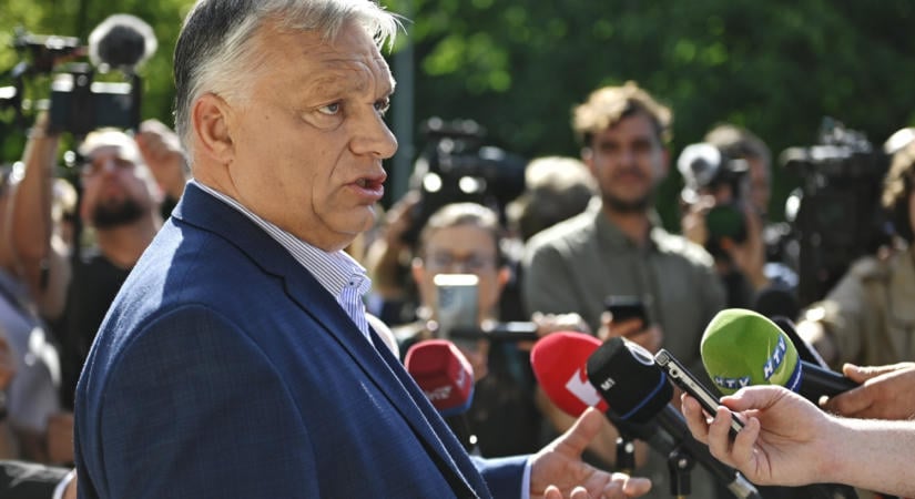 Amint hazatér, szívesen beszél Matolcsy letartóztatásáról – mondta Orbán Párizsban