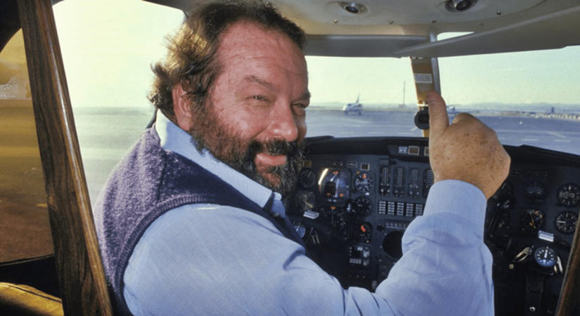 Tudta? Bud Spencer képzett gyakorló helikopter és repülőgép pilóta is volt
