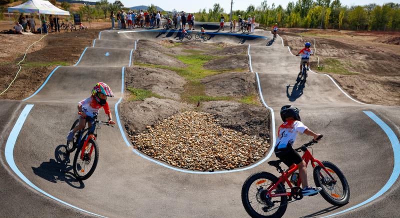 Új kerékpáros bringapark és szakosztály Balatonfüreden