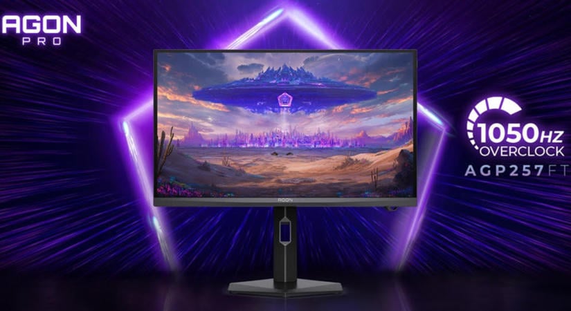Natív 1000 Hz-es képfrissítéssel csábítaná el az esportolókat az AGON by AOC