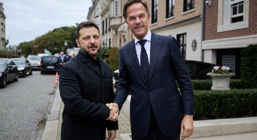 Az energetikai tűzszünet fontosságát hangoztatta a NATO-főtitkár Zelenszkijjel találkozva
