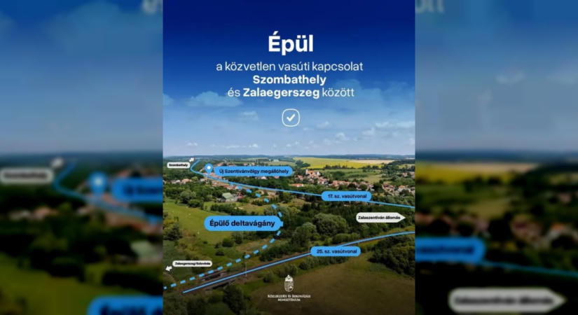 Zalaszentiváni deltavágány: új vasúti kapcsolat épül Zalában