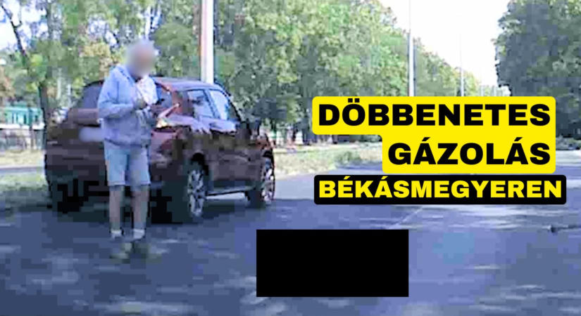 Döbbenetes gázolás Békásmegyeren: a férfi rezzenéstelenül sétált az érkező autó elé