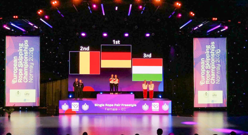 Európa-bajnoki bronzérmet szereztek a nagyatádi kötélugrók