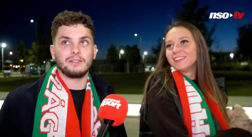 „Nyerünk mindenképpen!” – optimistán várták a szurkolók a grúzok elleni meccset