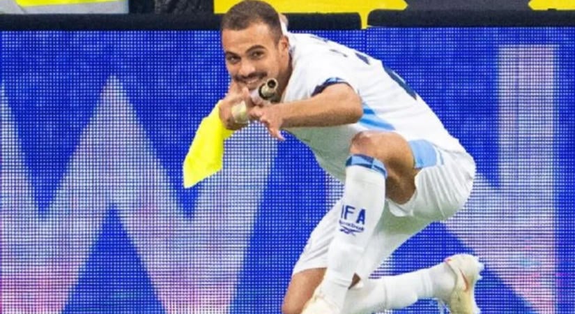 Fegyverhasználat utánzása miatt állították ki az izraeli csatárt