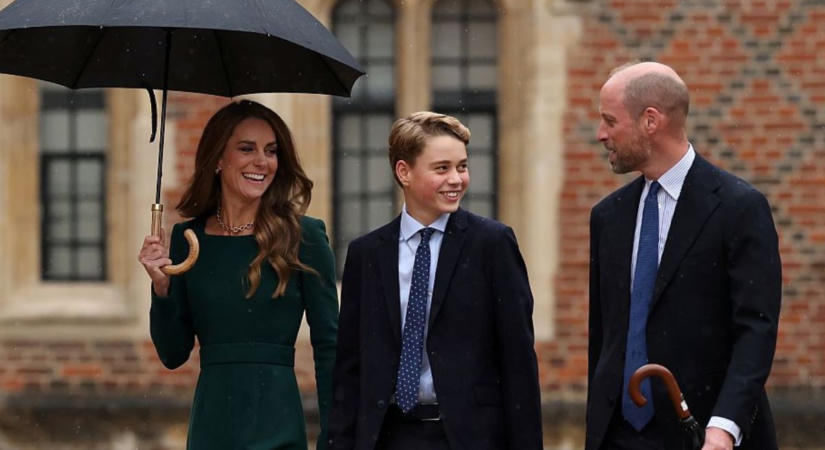 György herceg apja, Vilmos nyomdokaiba lépett az Eton College-ban