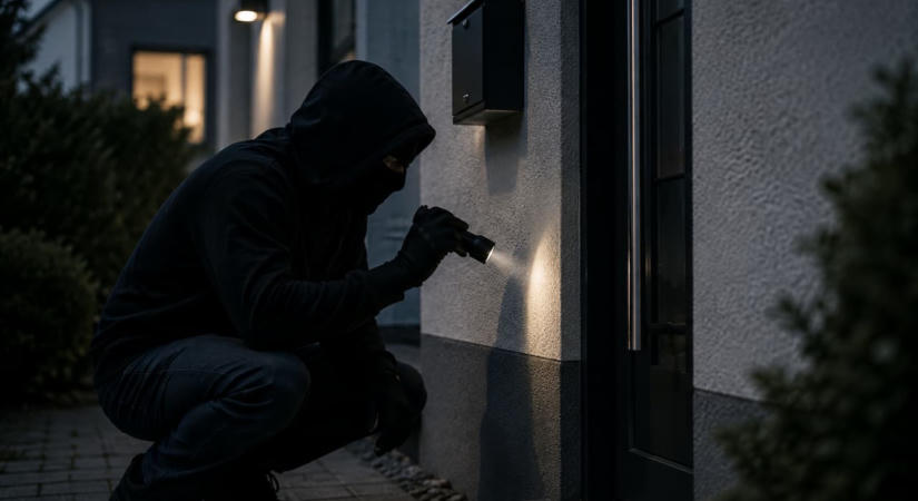 Titkos jelek a ház falán: ezzel a jellel jelölik meg a házat, lakást a betörők