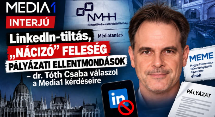 Tiltás, „nácizó” üzenetet küldő feleség, pályázati ellentmondások – dr. Tóth Csaba válaszol a Media1 kérdéseire