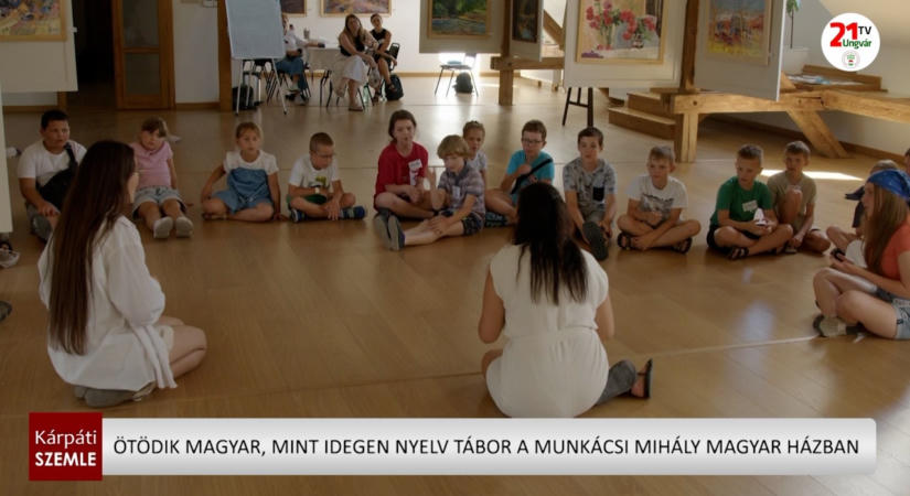 Ötödik magyar, mint idegen nyelv tábor a Munkácsi Mihály Magyar Házban (videó)