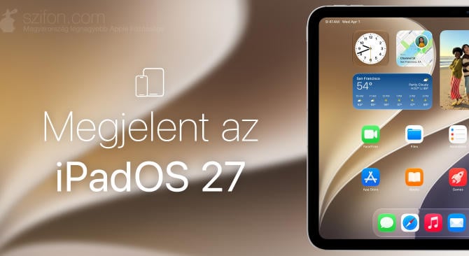 Megjelent az iPadOS 27 – Siri AI, AI az appokban, Liquid Glass csúszka, egyebek
