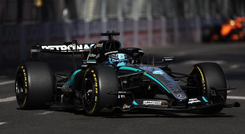 Tömegbaleset az F1-ben, a célvonalig csatáztak a győzelemért