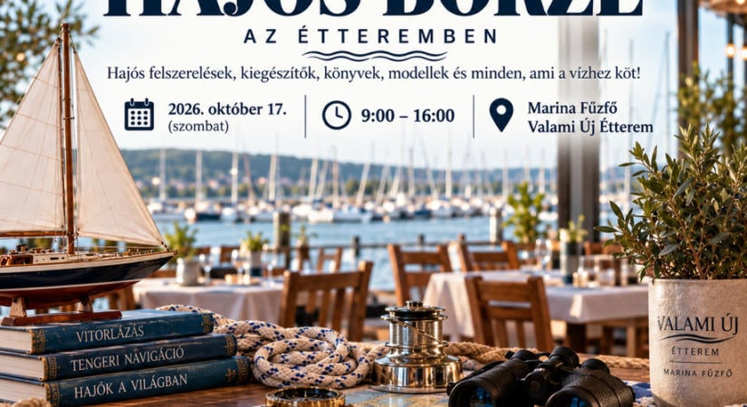 Hajós kincsek és jó társaság: közösségi börzére hív a Marina Fűzfő
