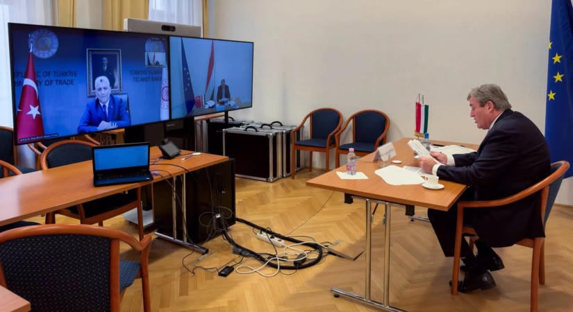 Ömer Bolat török kereskedelmi miniszterrel egyeztetett Kapitány István