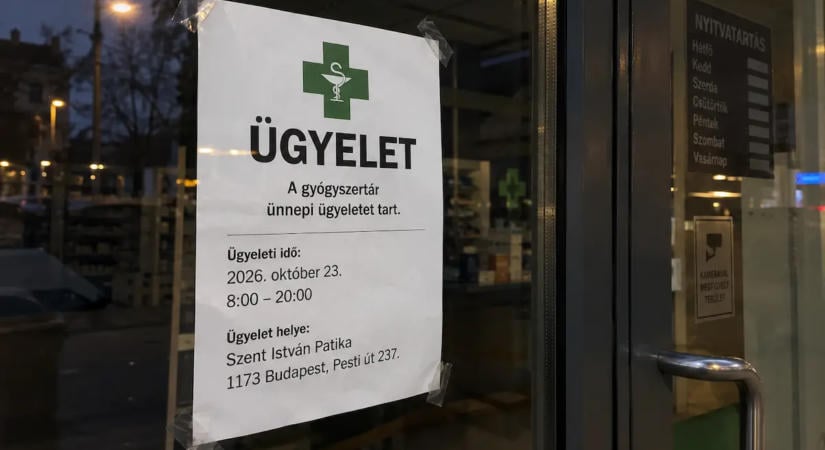 Mutatjuk a patikák ünnepi nyitvatartását, így juthatsz gyógyszerhez a hosszú hétvége alatt