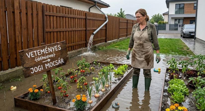 A szomszéd esővize a te kertedben landol? Így lesz a veteményesből jogi mocsár